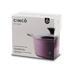 CINCO By Lamex 24 Cm Purple Cast Aluminum Pot