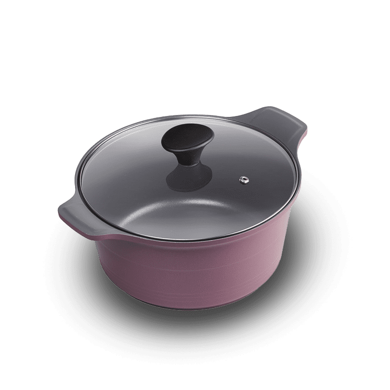 CINCO By Lamex 24 Cm Purple Cast Aluminum Pot