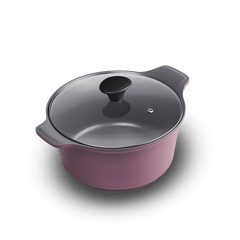 CINCO By Lamex 24 Cm Purple Cast Aluminum Pot