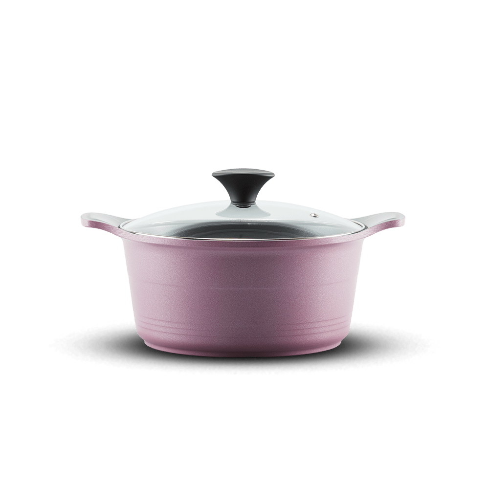 CINCO By Lamex 24 Cm Purple Cast Aluminum Pot