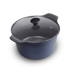 CINCO By Lamex Pot 28 Cm Blue Cast Aluminum