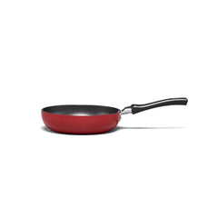 18cm Red Deep Frying Pan with Non-Stick Coating