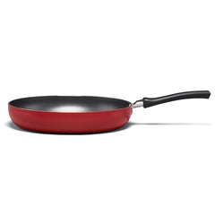 28cm Red Deep Frying Pan with Non-Stick Coating