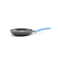 Stone 360° 20cm frying pan with pastel blue handle