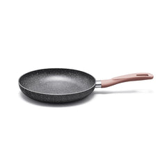 Stone 360° 26cm frying pan with pastel pink handle