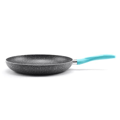Stone 360° 30cm frying pan with pastel green handle