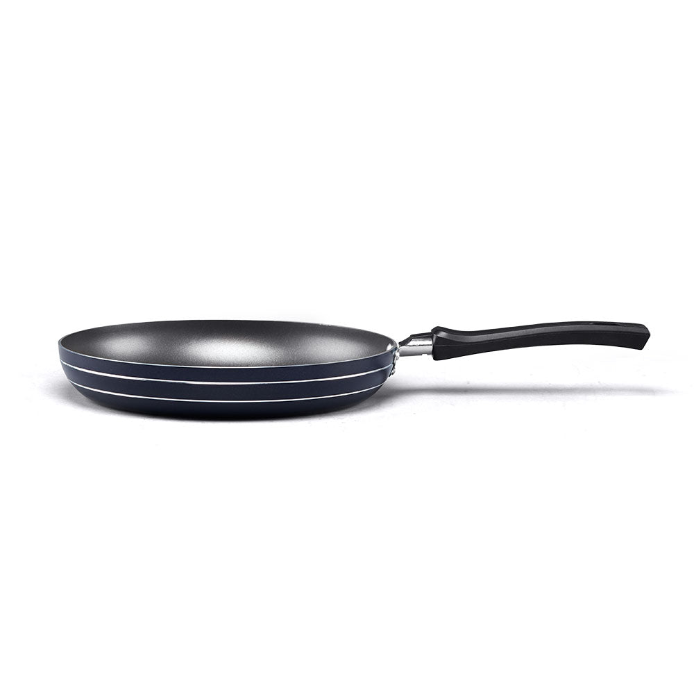 24cm Blue Traditional Frying Pan with Non-Stick Coating