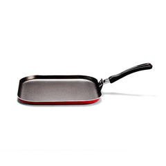 28 x 28 cm Red Smooth Frying Pan with Non-stick Coating